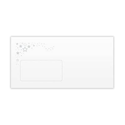 Umschlag Sternenzauber mit Fenster | 50 Stück | 90g/m² | DIN lang | WU940 | Weihnachten | Briefumschlag | Briefhülle | Weihnachtsgrüße | Weihnachtsumschlag von PAPIERSACHSE.DE