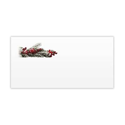 Umschlag Weihnachtspäckchen ohne Fenster | 50 Stück | 90g/m² | DIN lang | WU943 | Weihnachten | Briefumschlag | Briefhülle | Weihnachtsgrüße | Weihnachtsumschlag von PAPIERSACHSE.DE