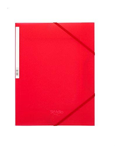 Pardo 825502 – Gummizugmappe PP Gummibändern Verschluss mit Design Studio Style, Rot von PARDO