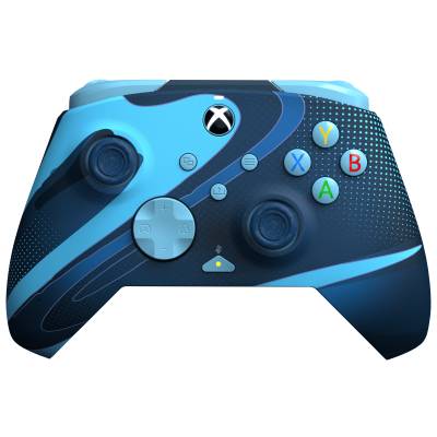 PDP LLC REMATCH GLOW Advanced Wired Controller: Blue Tide Gaming Controller für PC, Xbox One, Series S, X von PDP LLC