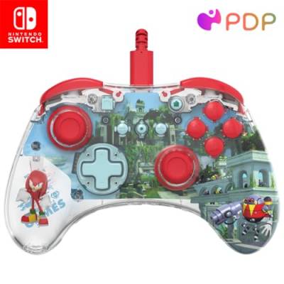 PDP REALMz Wired LED Light-up Pro Controller: Knuckles For Nintendo Switch & Nintendo Switch - OLED Model von PDP