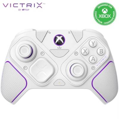 PDP Victrix Pro BFG drahtlos Controller: White For Xbox Series X|S, Xbox One, and Windows 10/11 PC von PDP