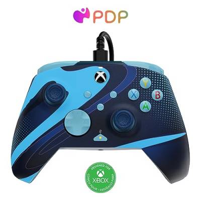 PDP Xbox REMATCH GLOW Wired controller - Blue Tide von PDP