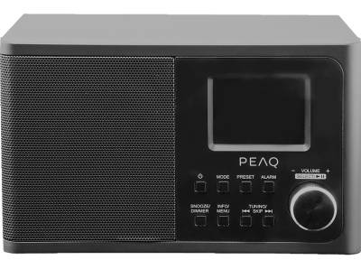PEAQ PDR 170 BT-B-1 DAB+ Radio, DAB+, Schwarz von PEAQ