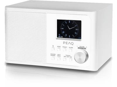 PEAQ PDR170BT-W-1 DAB+ Radio, DAB+, DAB, FM, Bluetooth, Weiß von PEAQ