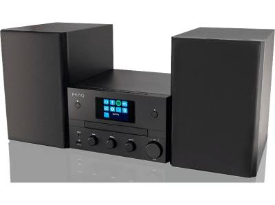 PEAQ PMS 400 Micro Hifi System mit DAB+/FM Tuner (Schwarz) von PEAQ