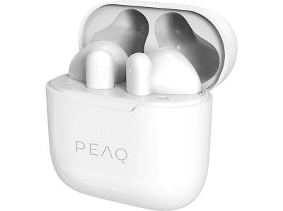 PEAQ PTW-3000-WT, In-ear Kopfhörer Weiß von PEAQ