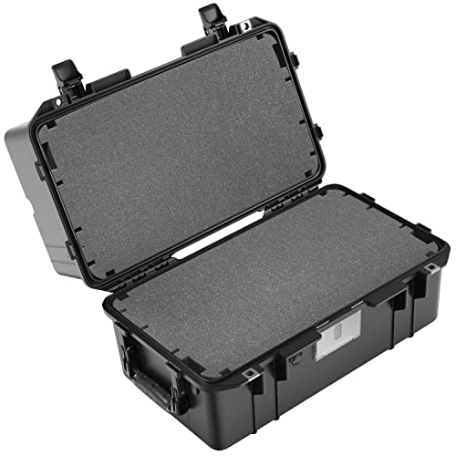 Peli 1465Air Leichter Schutzkoffer für Kamera Equipment, Wasser- und Staubdicht, 33L Volumen, Mit Schaumstoffeinlage (Anpassbar), Farbe: Schwarz von PELI