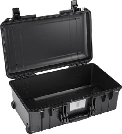 Peli 1535 Air Leichter Reisekoffer für Verlässlichen Schutz von Kamera Equipment, Wasser- und Staubdicht, 27L Volumen, Ohne Schaumstoffeinlage, Farbe: Schwarz von PELI
