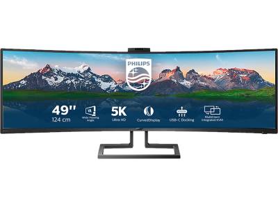 PHILIPS 499P9H 48,8 Zoll 5K Ultrawide Monitor (5 ms Reaktionszeit, 60 Hz) von PHILIPS