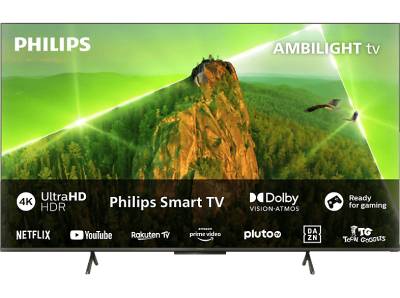 PHILIPS 55PUS8108/12 4K LED Ambilight TV (Flat, 55 Zoll / 139 cm, UHD 4K, SMART TV, Ambilight, Philips Smart TV) von PHILIPS