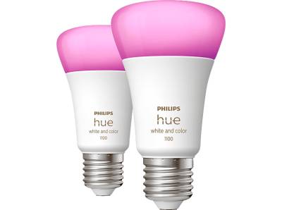 PHILIPS Hue White & Col. Amb. E27 Doppelpack 2x1100 LED Lampe Mehrfarbig von PHILIPS