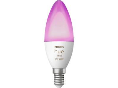 PHILIPS Hue White & Col. Amb. Einzelpack E14 470 LED Lampe Mehrfarbig von PHILIPS
