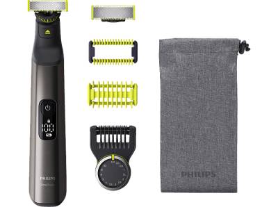 PHILIPS QP6551/15 OneBlade Pro 360 Barttrimmer, Dunkelgrau von PHILIPS