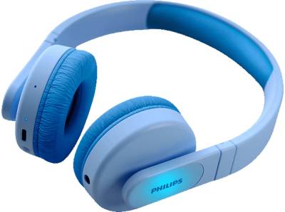 PHILIPS TAK 4206 BL/00, On-ear Kinder Kopfhörer Bluetooth Blau von PHILIPS
