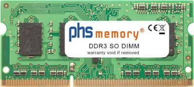 PHS-memory 4GB RAM Speicher für HP Pavilion 17-e117dx DDR3 SO DIMM 1600MHz (SP271506) von PHS-memory