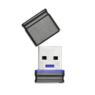 Platinum 16 GB Mini USB-Stick USB 2.0 schwarz von PLATINUM