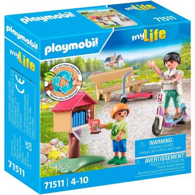 71511 City Life Büchertausch für Leseratten, Konstruktionsspielzeug von PLAYMOBIL