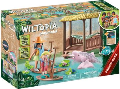 PLAYMOBIL 71143 Wiltopia - Paddeltour mit den Flussdelfinen Spielset, Mehrfarbig von PLAYMOBIL