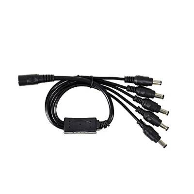 1 x 5 Power Splitter Kabel für DVR und Überwachungskameras von PNI