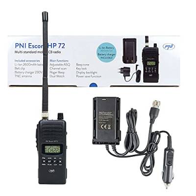 CB-Funk PNI Escort HP 72 mit 12V-24V Netzteil und externer Antenne von PNI