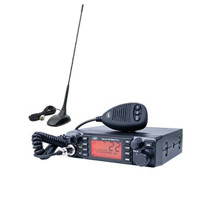 CB Radio PNI Escort HP 9001 PRO ASQ einstellbar, AM-FM, 12 V, 4 W + CB-Antenne PNI Extra 48 mit Magnet, 45 cm, 150 W, SWR 1,0 von PNI