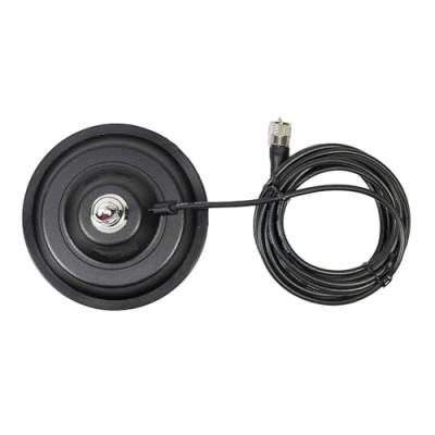 Der Magnetfuß PNI 145/DV 145 mm enthält 4 m Kabel und Stecker PL259 von PNI