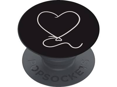 POPSOCKETS PopGrip Basic Heart Balloon Handyhalterung, Schwarz (10) von POPSOCKETS