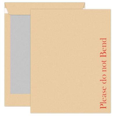 Postmaster Briefumschläge "Please Do Not Bend", A5, fester Einband, haftklebend, 10 Stück von POSTMASTER
