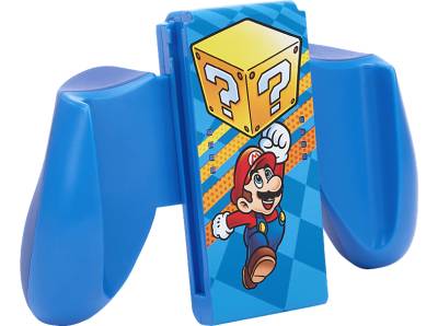 POWERA Joy-Con-Komfortgriff Mystery Block Mario, Nintendo Switch Controller Adapter, Blau von POWERA