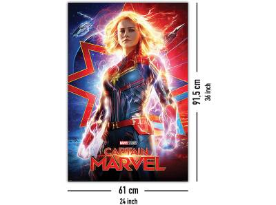 PYRAMID INTERNATIONAL Captain Marvel Higher, Further, Faster Poster von PYRAMID INTERNATIONAL