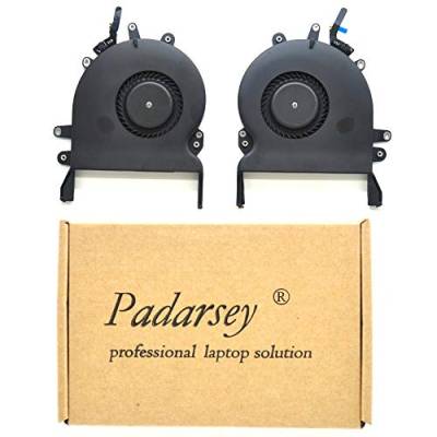 Padarsey -CPU-Lüfter 923-01471, kompatibel mit MacBook Pro Retina 38,1 cm mit Touch Bar A1707 links + rechts 2016 2017 von Padarsey