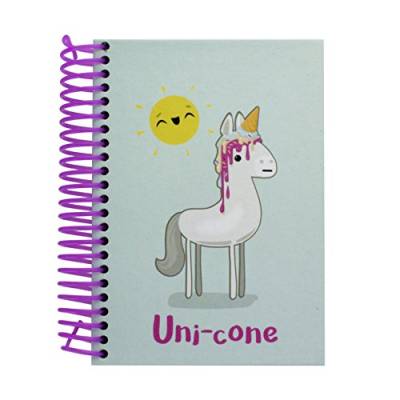 Unicone Notizbuch mit 200 bunten linierten Seiten von Paladone