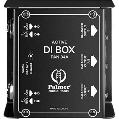 Palmer PAN 04 A ; Aktive 2-Kanal DI-Box PAN04A von Palmer