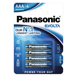 4 Panasonic Batterie evolta Micro AAA 1,5 V von Panasonic