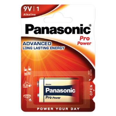 Panasonic 9V-Block Pro Power Batterie Blister von Panasonic