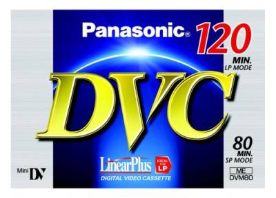 Panasonic AY-DVM80FE Mini-DV Digitale Videokassette (80min, Linear Plus) von Panasonic