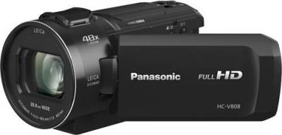 Panasonic HC-V808EG-K Camcorder 7.6cm 3 Zoll 8.5 Megapixel Opt. Zoom: 24 x Schwarz von Panasonic