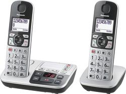 Panasonic KX-TGE522GS - Schnurlostelefon - Anrufbeantworter mit Rufnummernanzeige - DECT + zusätzliches Handset (KX-TGE522GS) von Panasonic