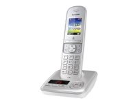 Panasonic KX-TGH720, DECT-Telefon, Kabelloses Mobilteil, Freisprecheinrichtung, 200 Eintragungen, Anrufer-Identifikation, Perleffekt, Silber von Panasonic