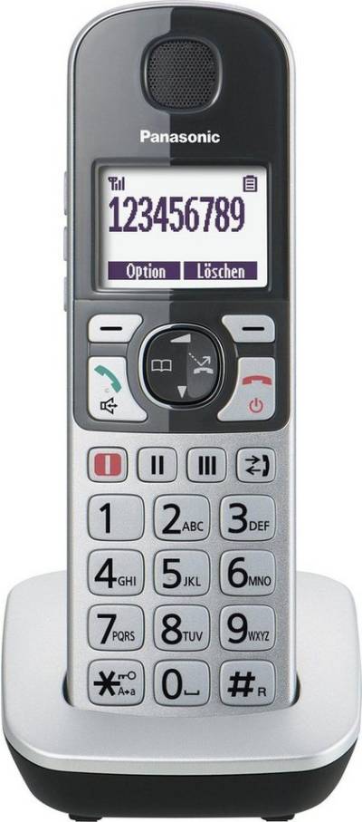 Panasonic KX-TGQ500 Seniorentelefon (Mobilteile: 1, mit IP-Technologie) von Panasonic