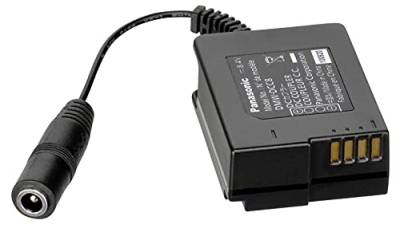 Panasonic LUMIX DMW-DCC8GU9 Koppler (geeignet für Panasonic LUMIX DMC-GH2/G6/5/FZ200/FZ1000/FZ300, nur mit Netzadapter DMW-AC8)) schwarz von Panasonic