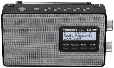 Panasonic RF-D10EG-K Digitalradio (DAB+/UKW Tuner, Netz- und Batteriebetrieb) schwarz von Panasonic