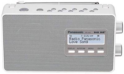 Panasonic RF-D10EG-W Digitalradio (DAB+/UKW Tuner, Netz- und Batteriebetrieb) weiß von Panasonic