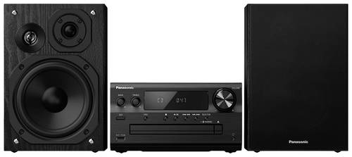 Panasonic SC-PMX802E-K Stereoanlage Air-Play, Bluetooth®, CD, DAB+, USB, WLAN, UKW, AUX, Spotify, T von Panasonic