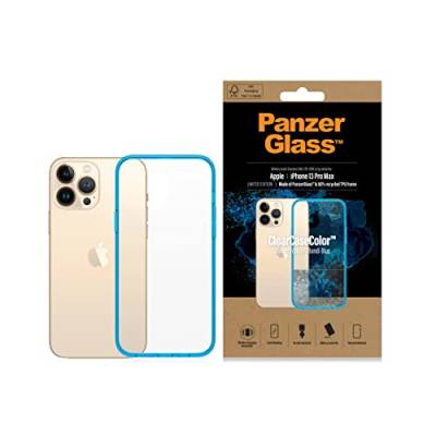 PanzerGlass™ ClearCaseColor™ Stoßfest Hülle Kompatibel für iPhone 13 Pro Max - Bondi Blue Limited Edition, Echter Militärischer Schutz Hardcase Handyhülle für iPhone 13 Pro Max Case von Panzer Glass