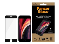 PanzerGlass™ | Case-Friendly - Skærmbeskytter für Mobiltelefone - Edge-to-Edge fit - rammefarve sort | Apple iPhone 6, 6s, 7, 8, SE (2. Generation) von PanzerGlass