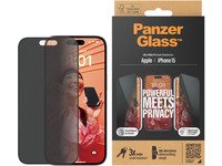 PanzerGlass™ | Privacy Edition – Displayschutzfolie – Ultraweite Passform | Apple iPhone 15 von PanzerGlass