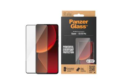 PanzerGlass Ultra Wide Fit Screen Protector für Xiaomi 13T, Xiaomi 13T Pro, Displayschutzglas, Displayschutzfolie, Displayschutz, Bildschirmschutz stoßfest kratzfest von PanzerGlass