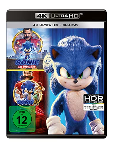 Sonic the Hedgehog - 2-Movie Collection (2 x 4K Ultra HD) (+ 2 x Blu-ray 2D) von Paramount Pictures (Universal Pictures)